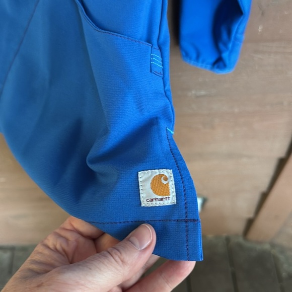 Carhartt blue scrub jacket size 2X - Picture 2 of 6